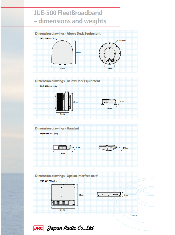 Брошюра JRC JUE-500